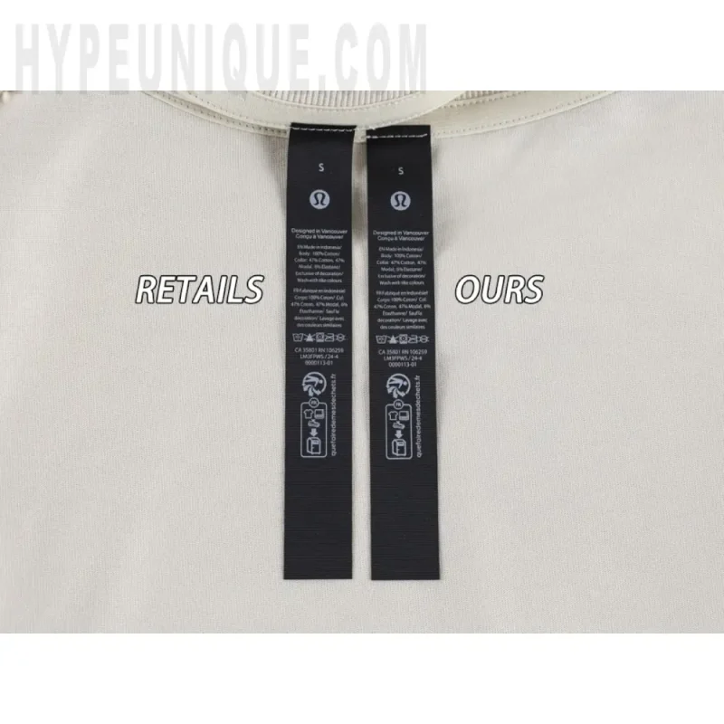 Washing Label Comparison Diagram