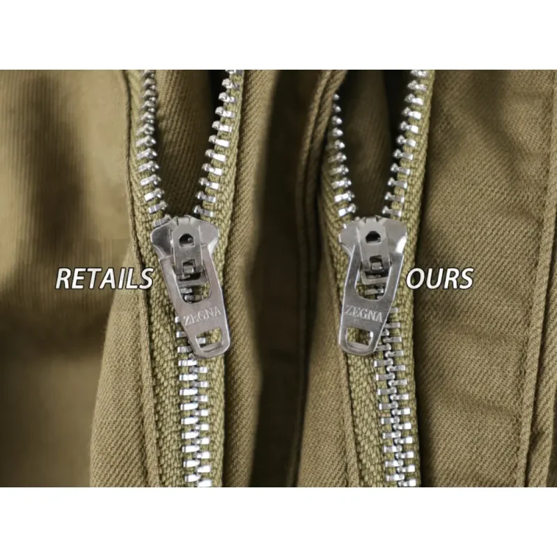 Zipper comparison image of the pants