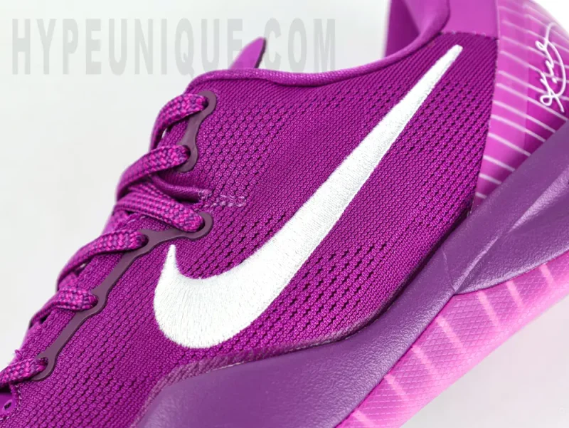 White swoosh