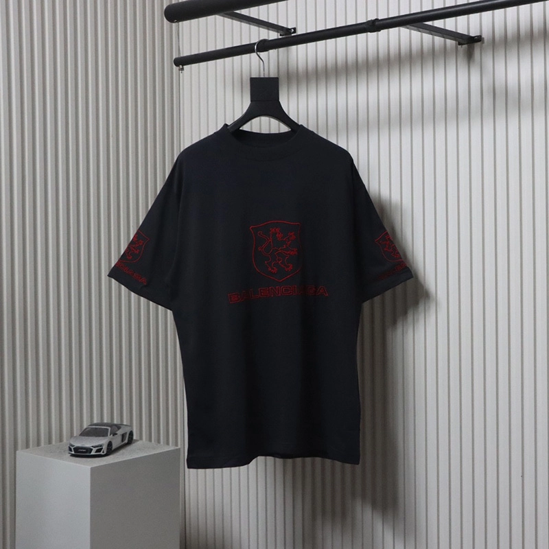 Lion Club Embroidered Logo T-Shirt