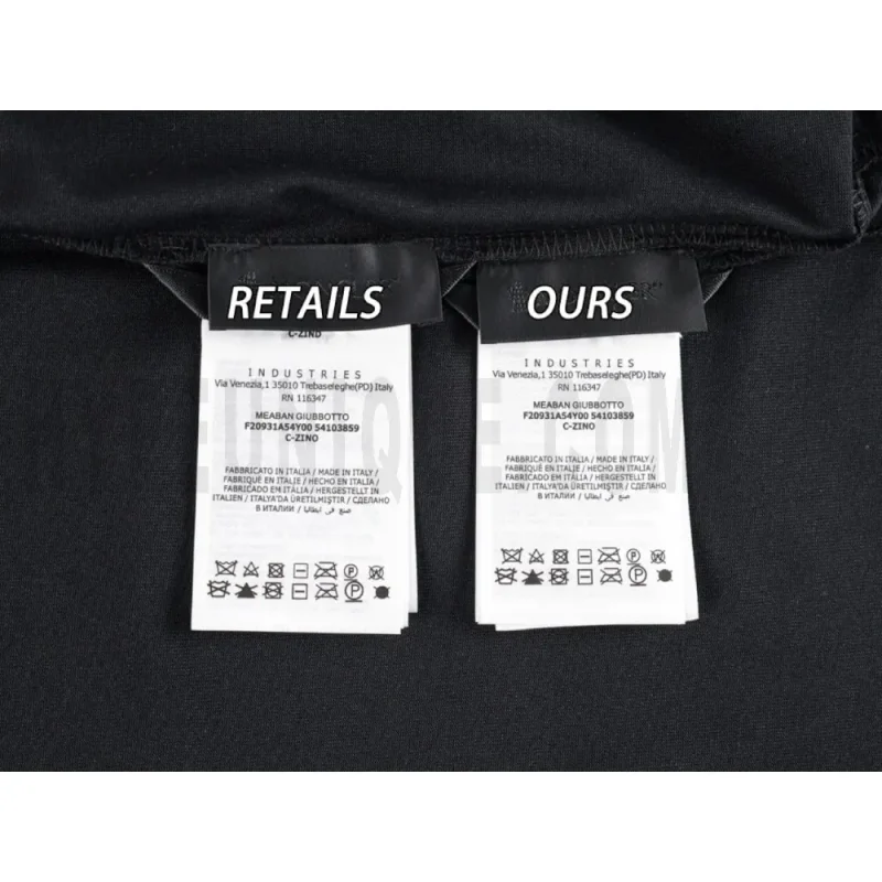 Washing Label Comparison Diagram