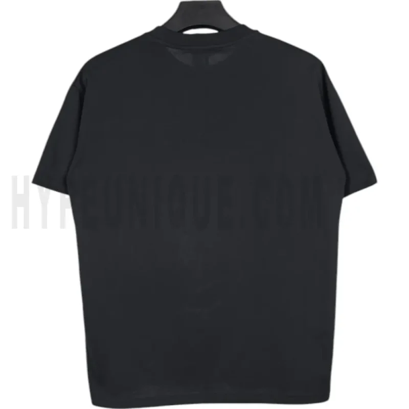 The back of the black clothes