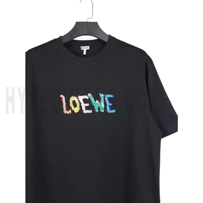 The front of the black clothes