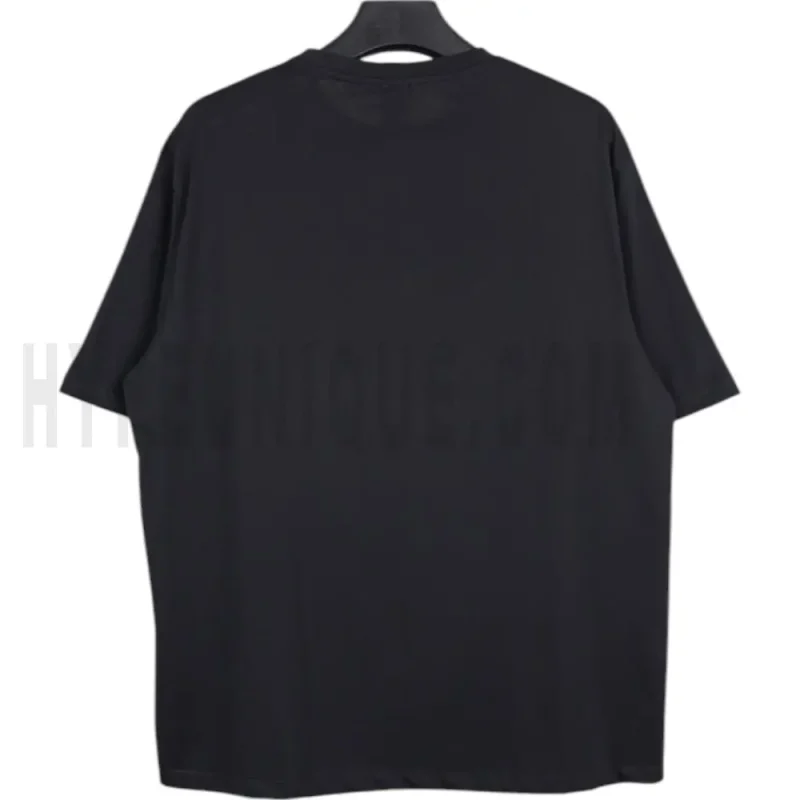 The back of the black clothes