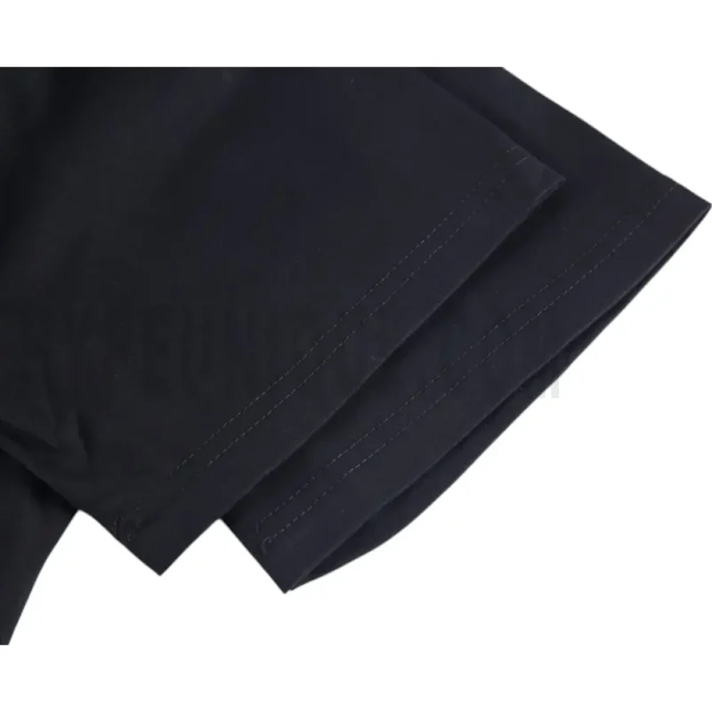The sleeves of the black clothes