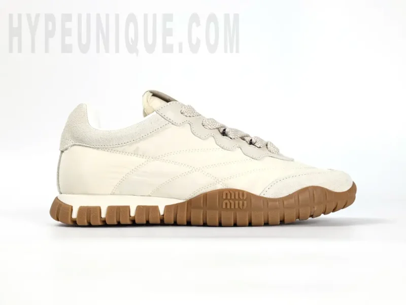 MM Tyre technical fabric and suede sneakers - Image 2