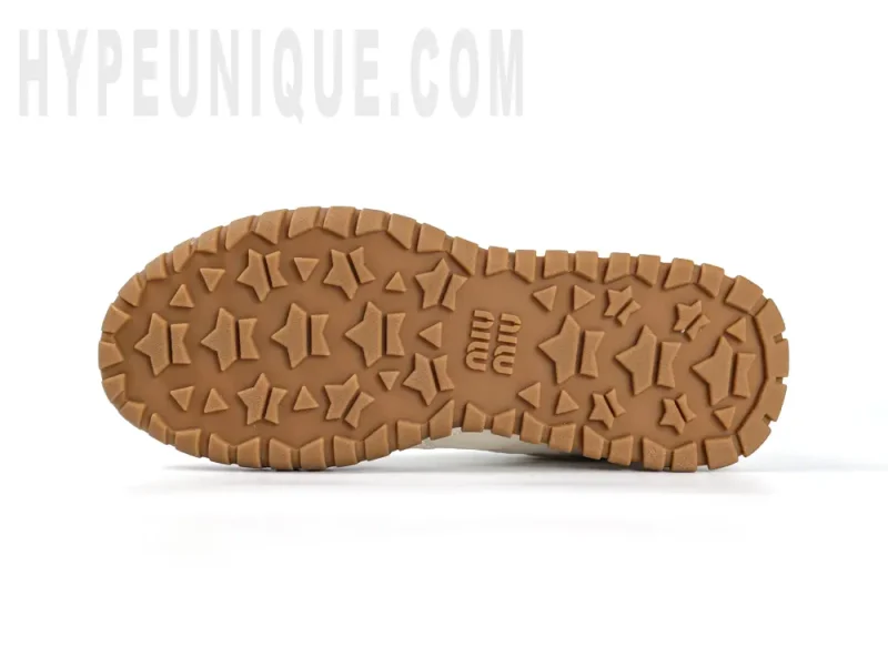 Brown rubber outsole