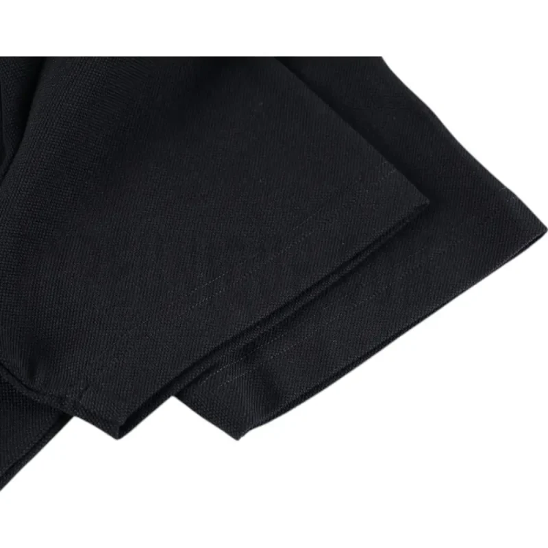 The sleeves of the black clothes
