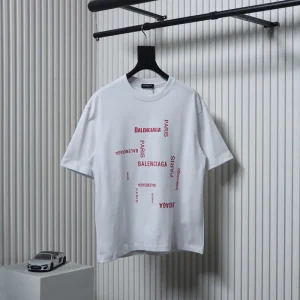 Pink Letter Logo Print T-Shirt
