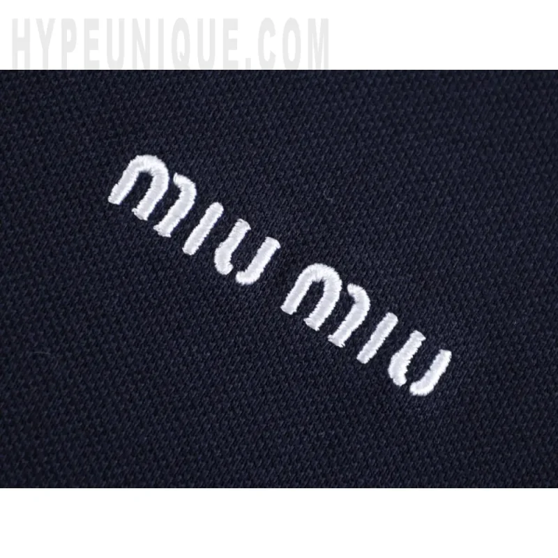 Embroidered graphic on the front of the clothes