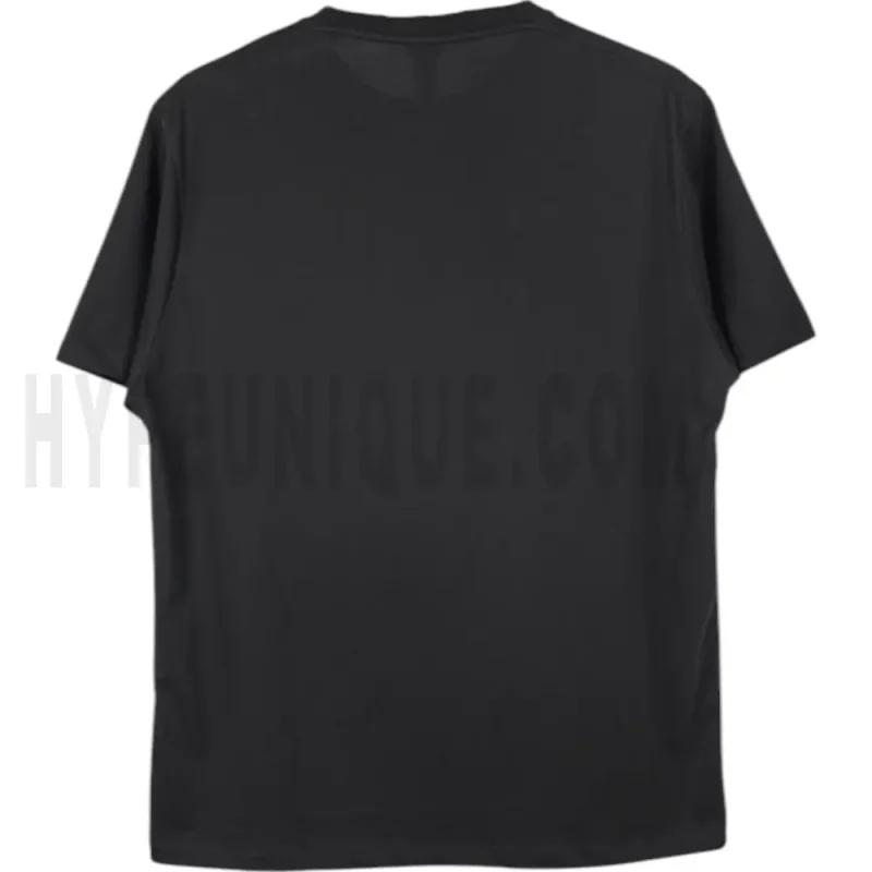 The back of the black clothes