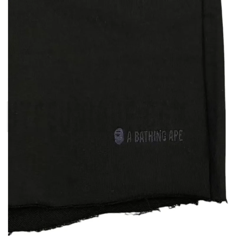 Raw Edge Loose Fit Sweatshorts - Image 4