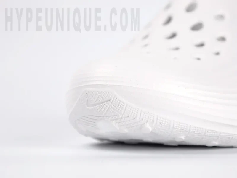 the white toe box