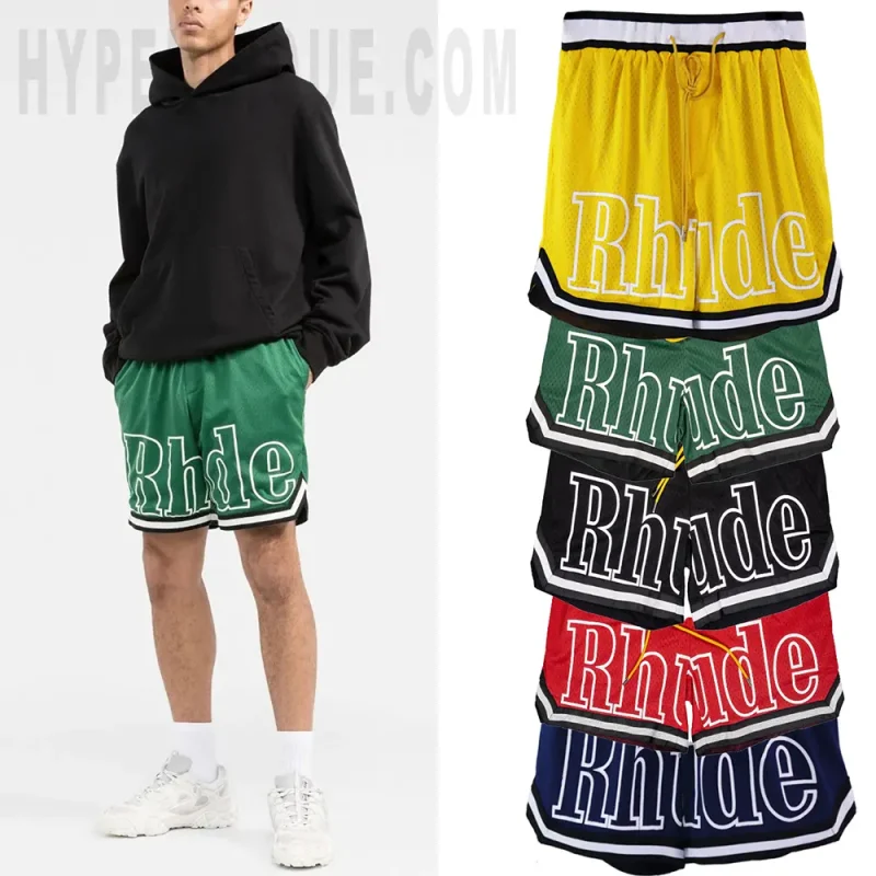 Rhude Court Logo Shorts