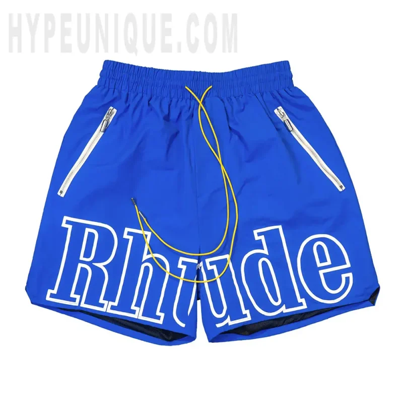 The blue shorts