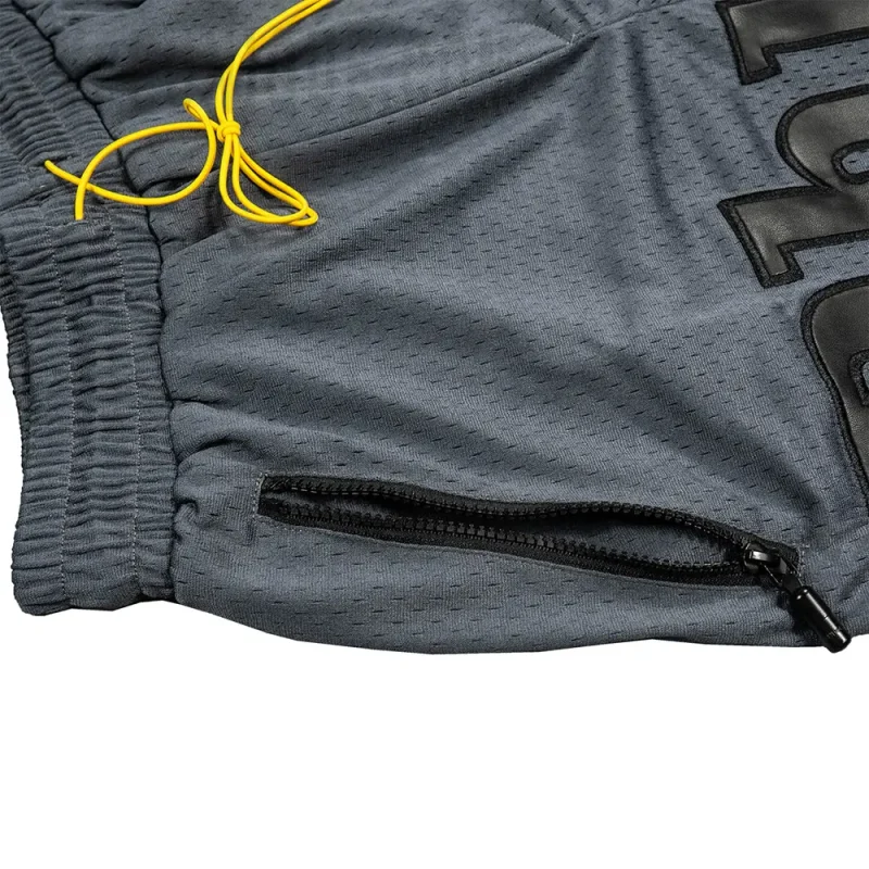 Rhude Metallic Letter Mesh Shorts - Image 6