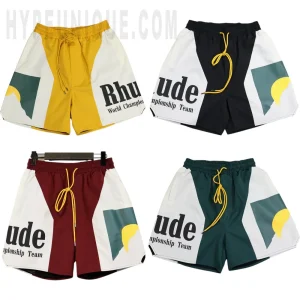 Rhude Panel Logo Shorts