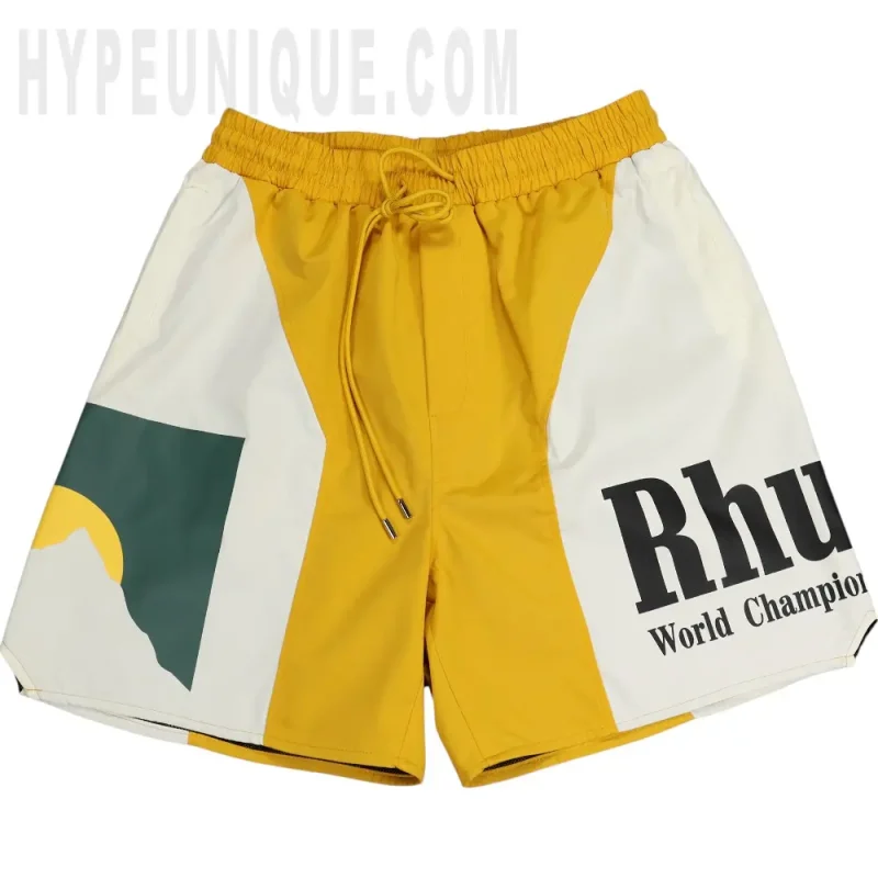 The yellow shorts