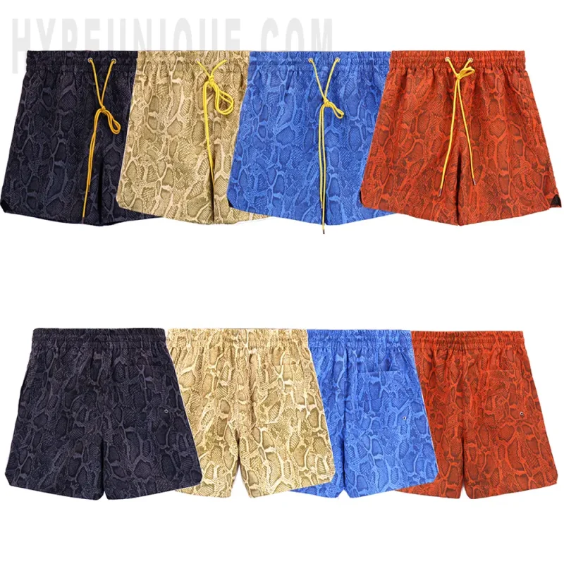 Rhude Snake Print Swim Shorts