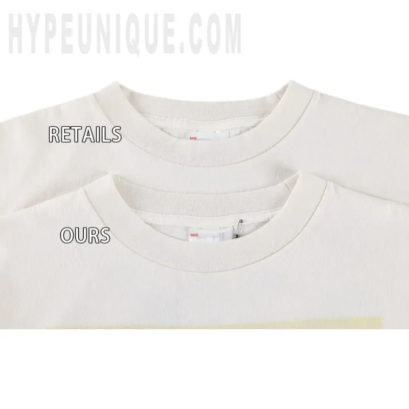 Collar comparison detail image of the garment