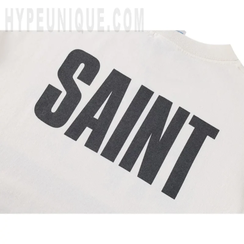 Printed graphic on the back of the garment