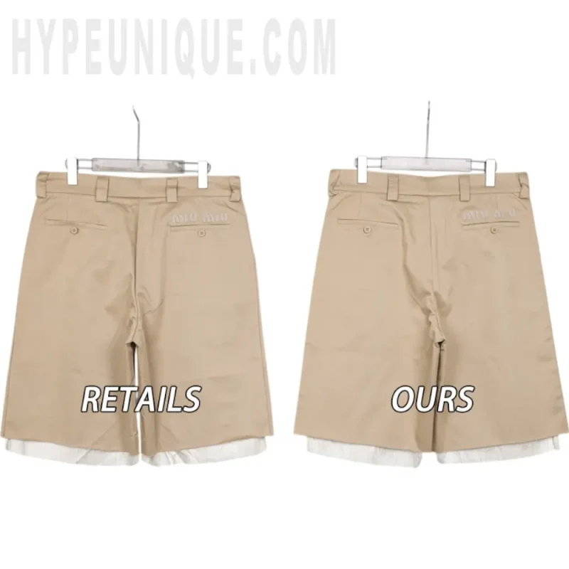 Back View Comparison Chart