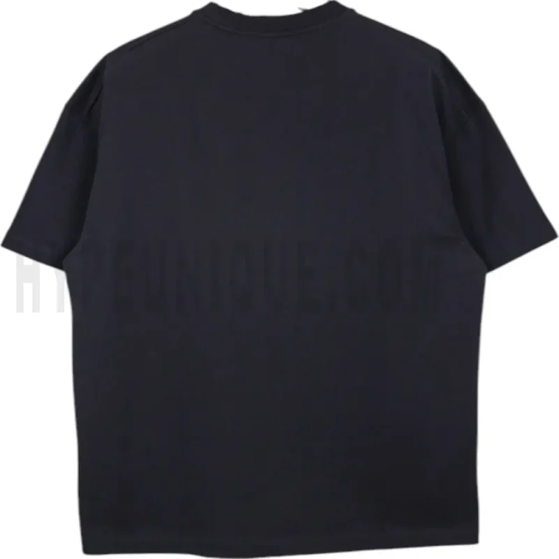 The back of the black clothes