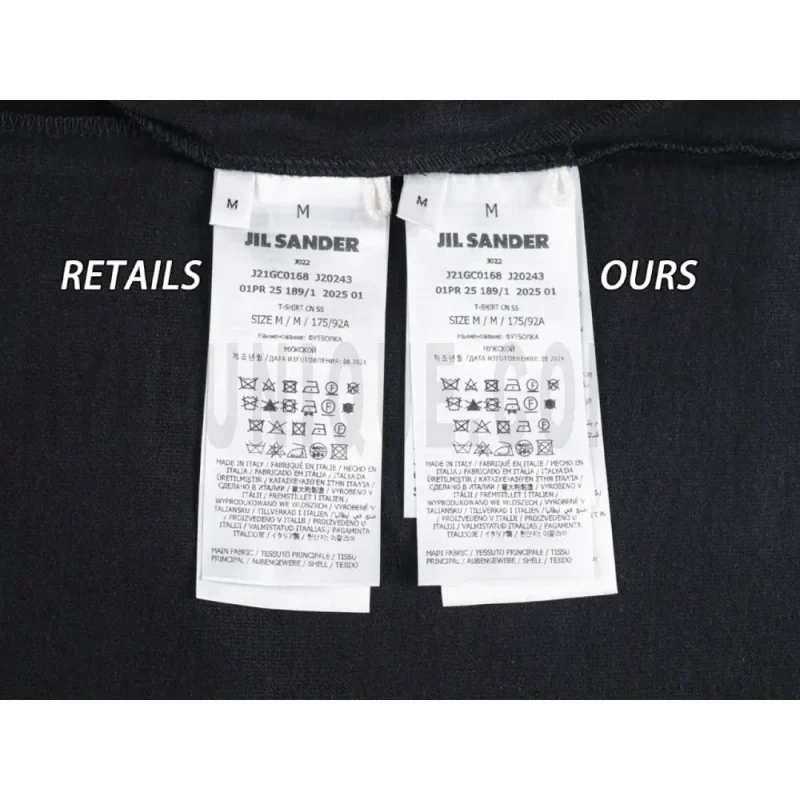 Washing Label Comparison Diagram