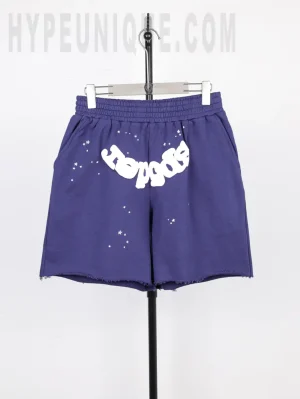 Sp5der OG Web Logo Sweatshort 'Purple'