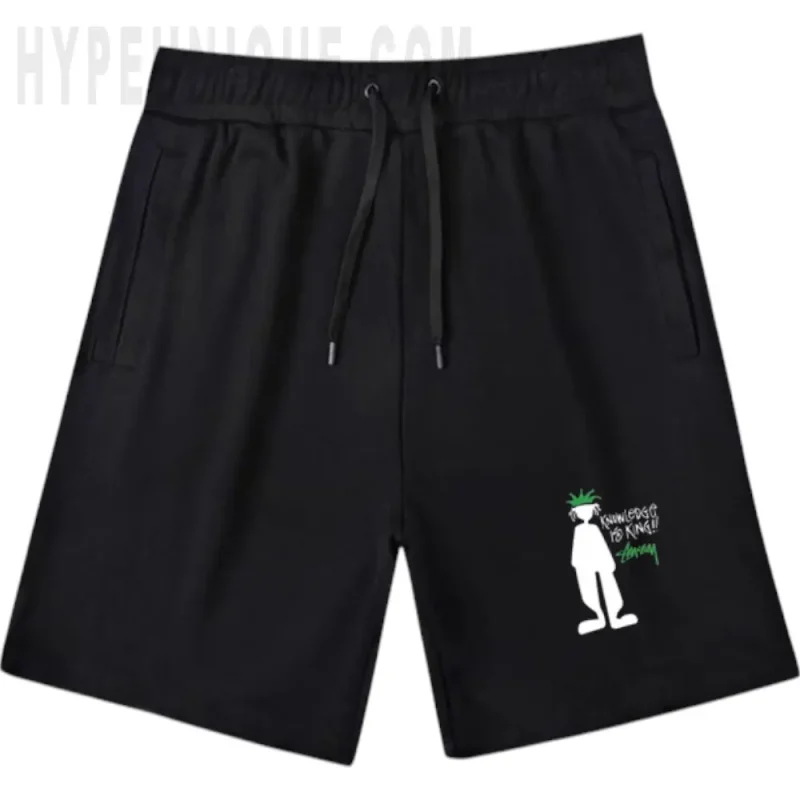 The front of the shorts