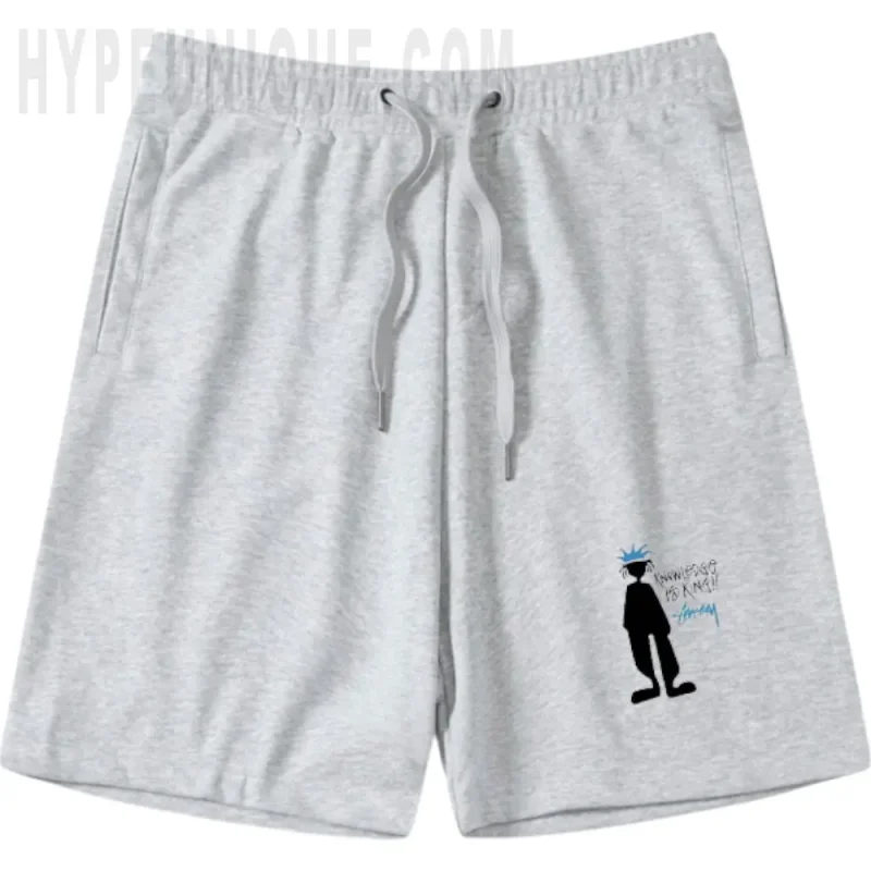 The front of the shorts