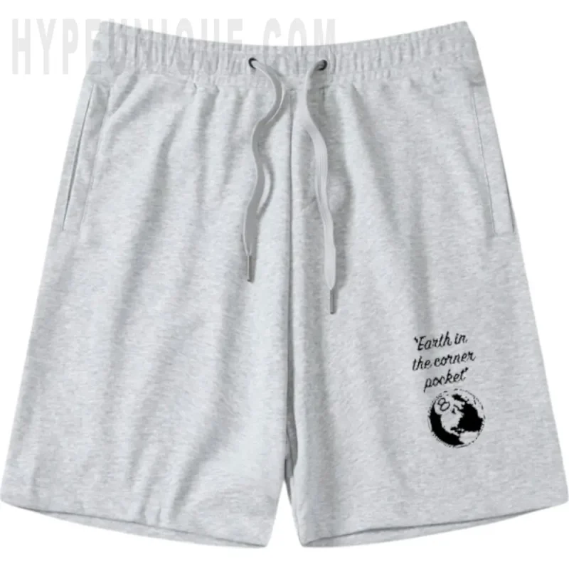 The front of the shorts