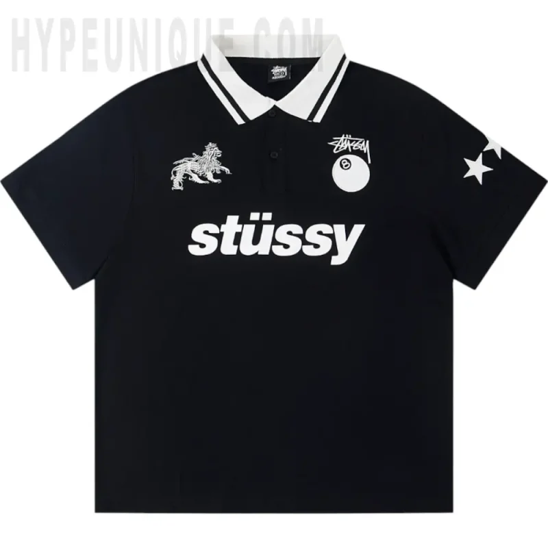 Stussy World Tour Graphic Polo Shirt