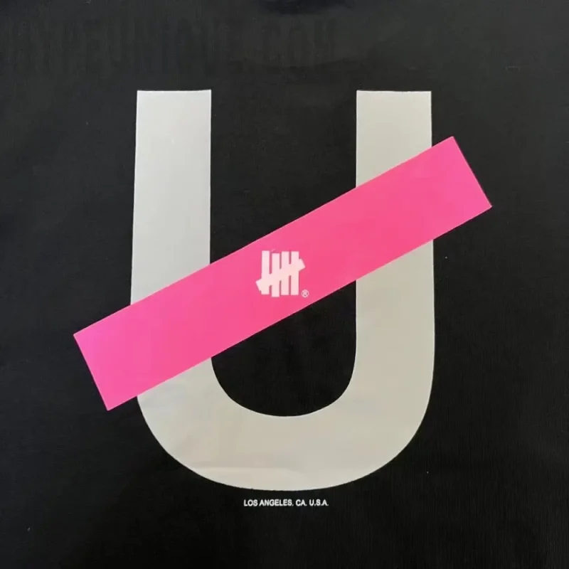 Printed graphic on the back of the garment