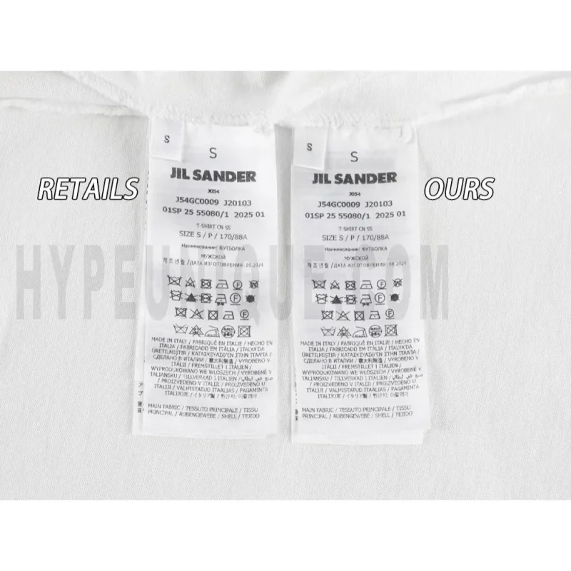 Washing Label Comparison Diagram