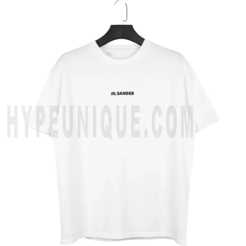 White Cotton Jersey T-Shirt