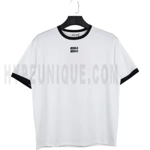 White Cotton Jersey T-shirt