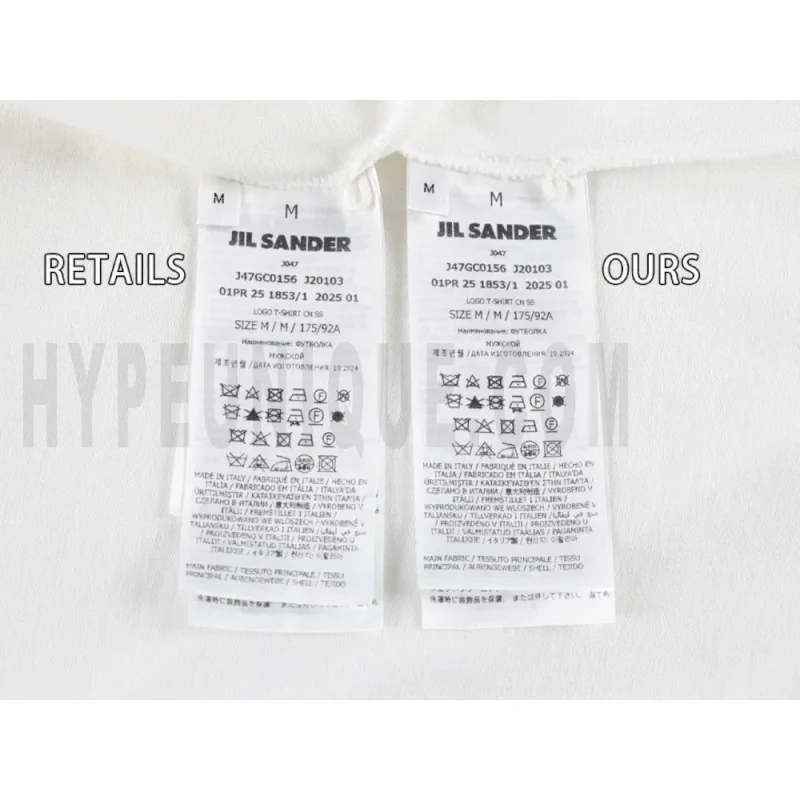 Washing Label Comparison Diagram