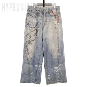 Acne Studios Baggy Fit Jeans 'Mid Blue'