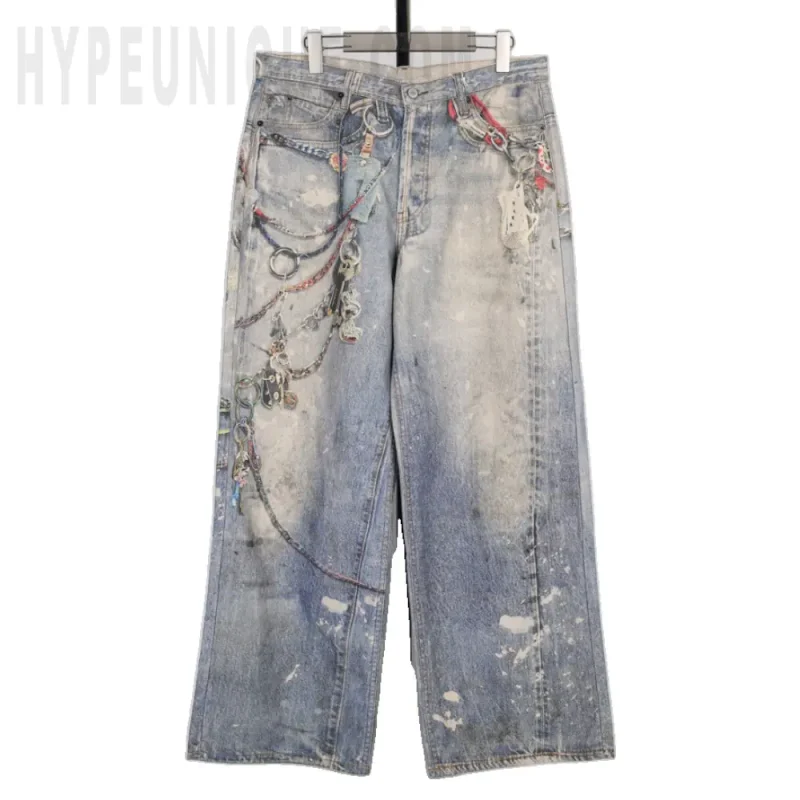 Acne Studios Baggy Fit Jeans 'Mid Blue'