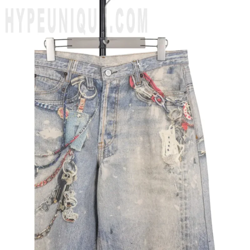 The front of the pants