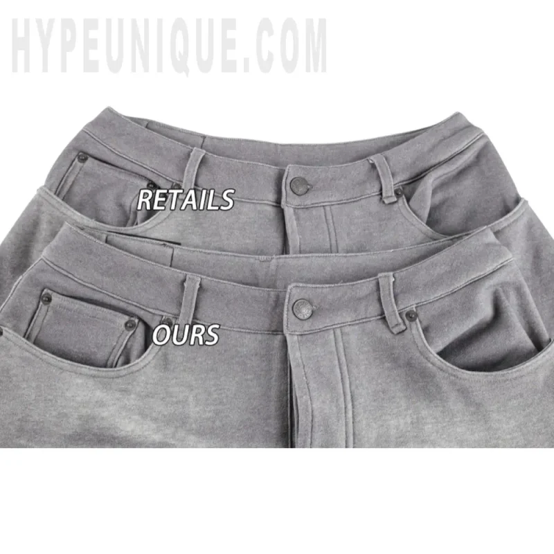 High-rise waist design