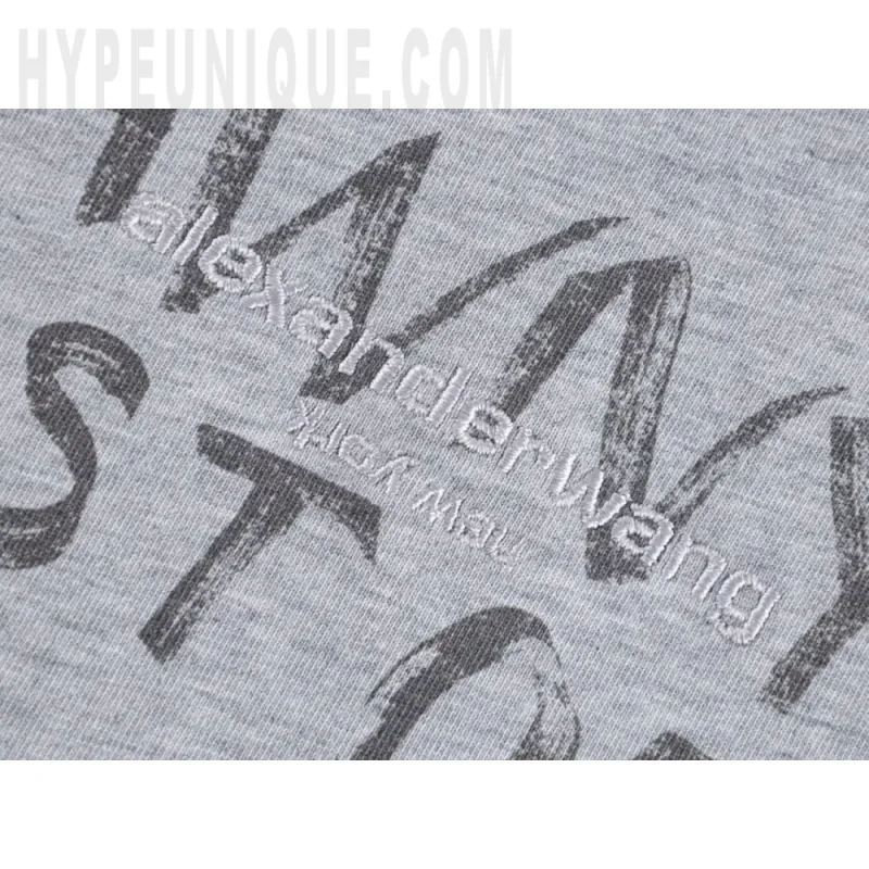 Printed graphic on the front of the garment