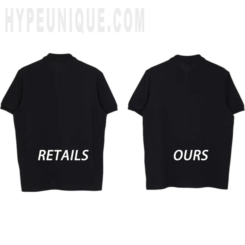 TbKicks Black Piqué Polo Shirt