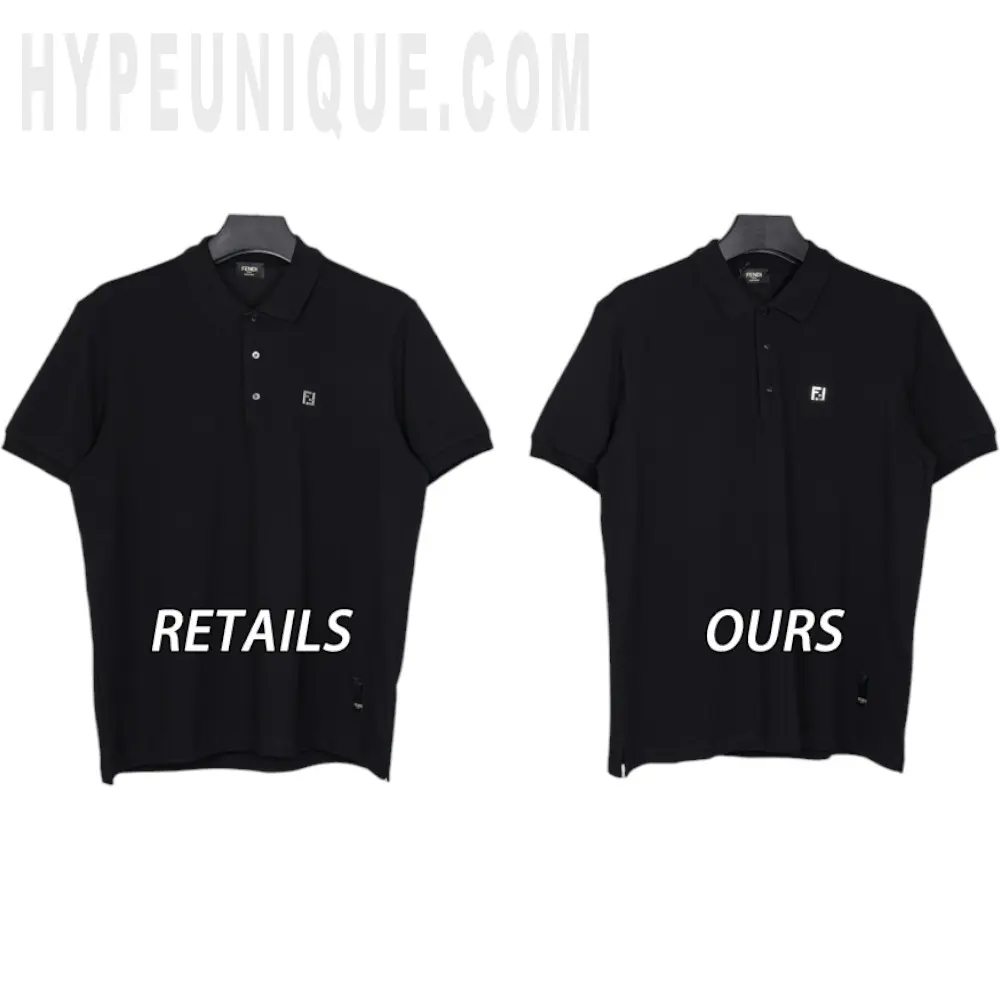 Black Piqué Polo Shirt