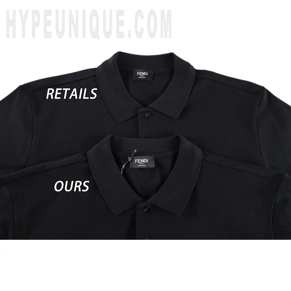 TbKicks Black Piqué Polo Shirt