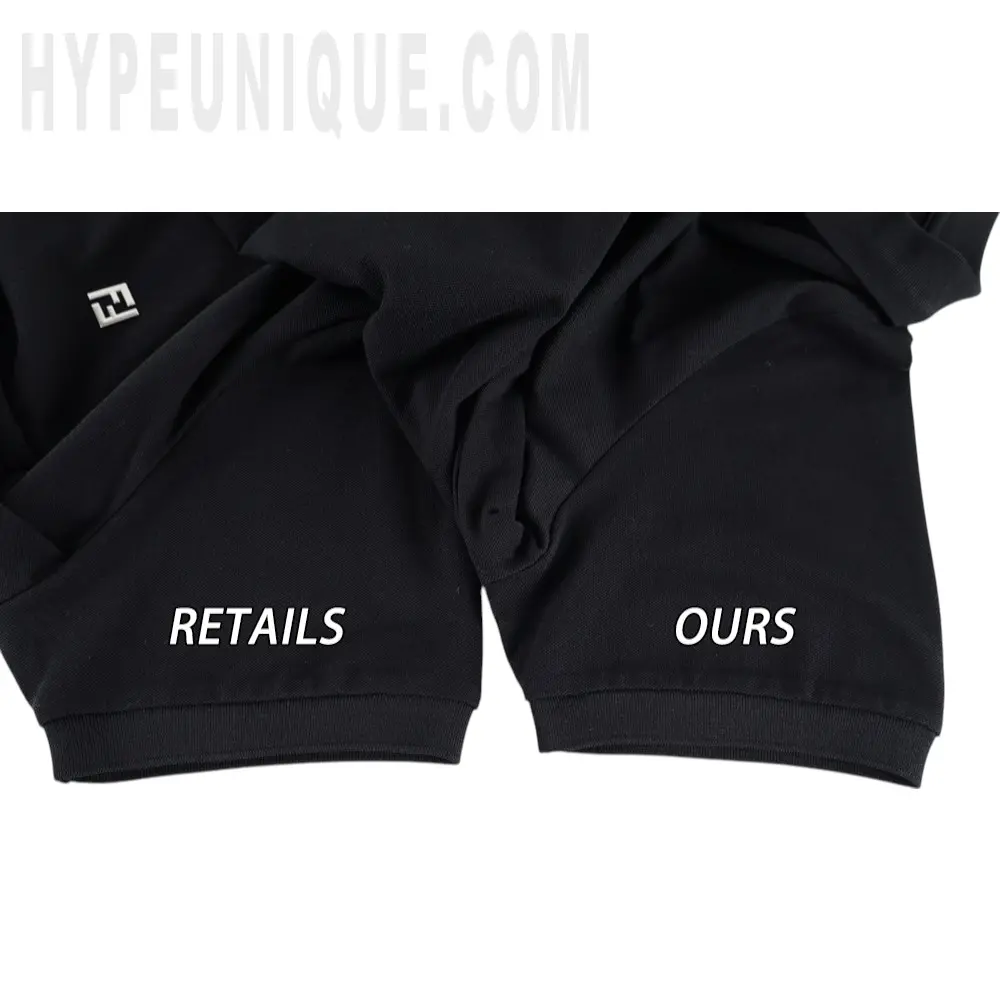 TbKicks Black Piqué Polo Shirt