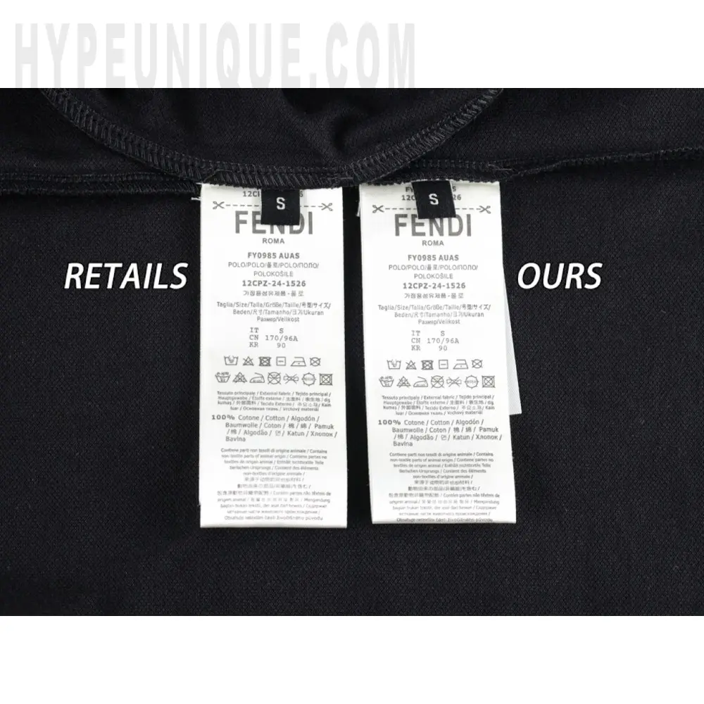 TbKicks Black Piqué Polo Shirt