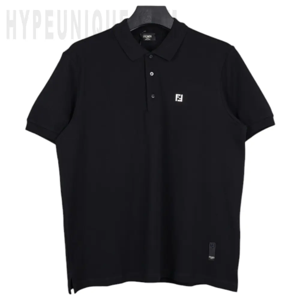 TbKicks Black Piqué Polo Shirt