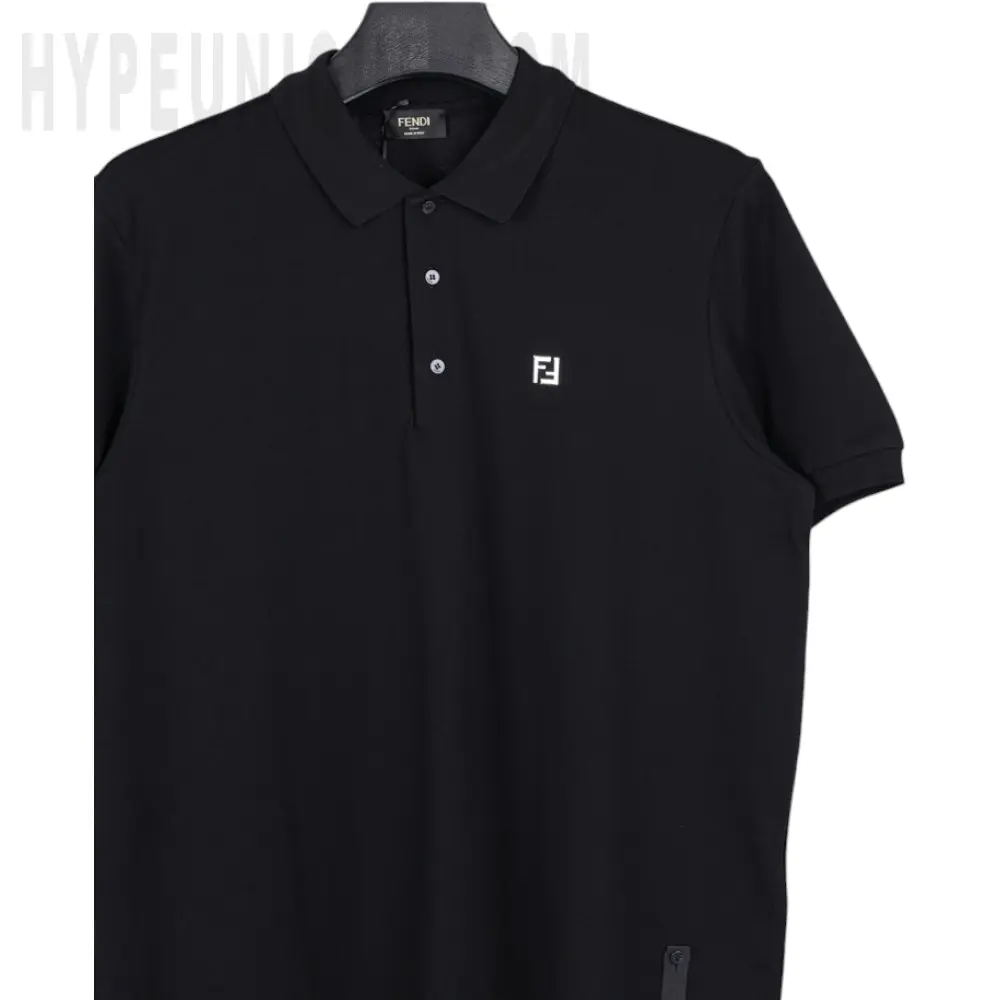 TbKicks Black Piqué Polo Shirt